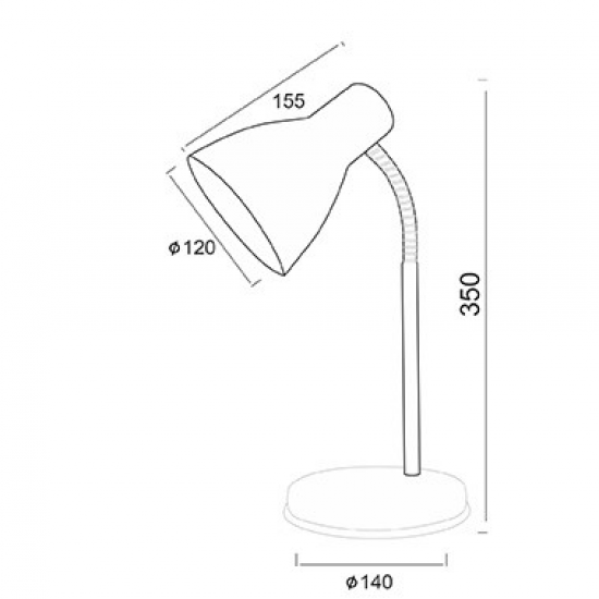 NETTO ΓΚΡΙ Φ/Σ ΓΡΑΦΕΙΟΥ 1188LED640G