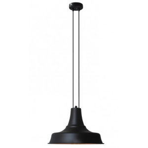 ΚΑΜΠΑΝΑ ΜΕΤΑΛΛΙΚΗ ΜΑΥΡΗ 1ΧE27 2ΚΑΛΩΔΙΩΝ Φ34CM