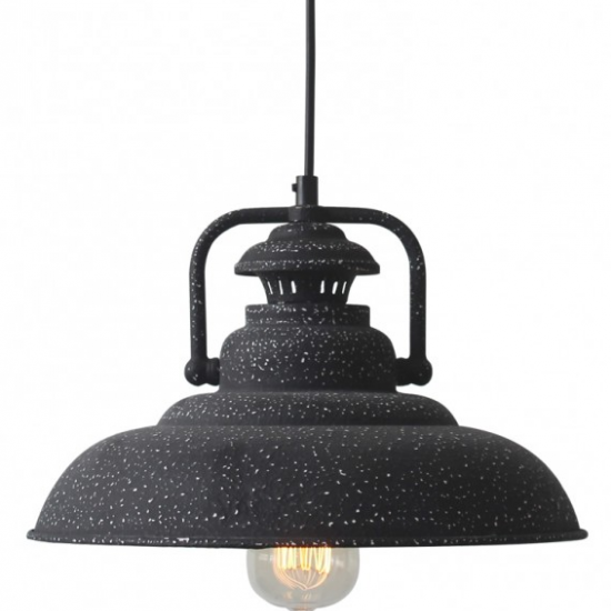 ΜΕΤΑΛΛΙΚΗ ΚΑΜΠΑΝΑ 1ΧΕ27 ΜΑΥΡΗ ΜΕ ΛΕΥΚΑ ΣΤΙΓΜΑΤΑ