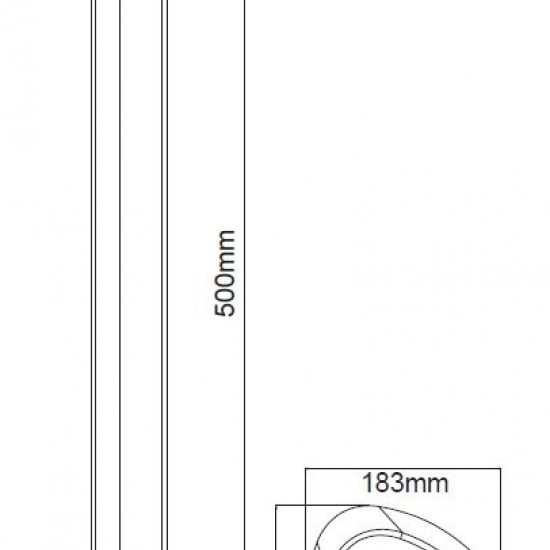 Berka Κολωνάκι LED 7W Ύψους 50cm Σε Σκούρο Γκρί Χρώμα-ΦΩΤΙΣΤΙΚΑ ΕΞΩΤΕΡΙΚΟΥ ΧΩΡΟΥ-ΕΔΑΦΟΥΣ-ΚΟΛΩΝΑΚΙ-ΑΛΟΥΜΙΝΙΟ ΠΟΛΥΚΑΡΜΠΟΝΙΚΟ lED-ΓΚΡΙ-