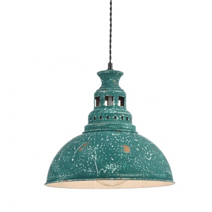 ΚΡΕΜΑΣΤΟ Φ/Σ 1ΧΕ27 ΜΕΤΑΛΛΙΚΟ ΠΡΑΣΙΝΟ ΑΝΤΙΚΕ Φ35ΧΗ135CM 