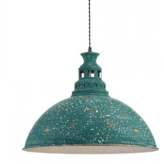 ΚΡΕΜΑΣΤΟ Φ/Σ 1ΧΕ27 ΜΕΤΑΛΛΙΚΟ ΠΡΑΣΙΝΟ ΑΝΤΙΚΕ Φ50ΧΗ145CM