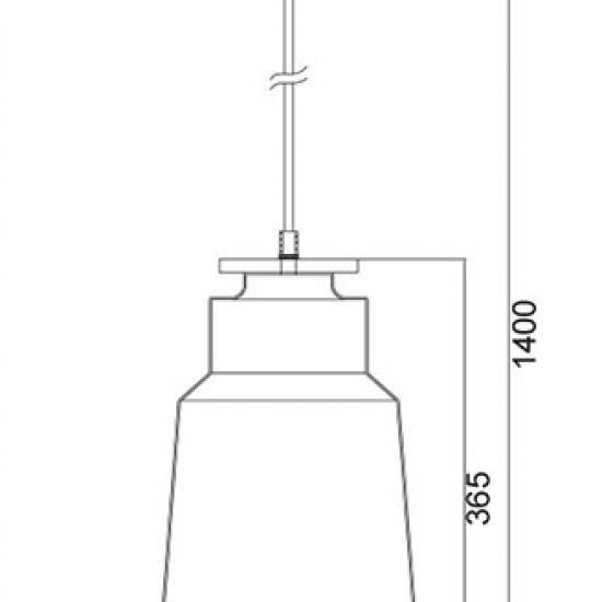 ΚΡΕΜΑΣΤΟ Φ/Σ 1ΧΕ27 ΜΕΤΑΛΛΙΚΟ ΜΑΥΡΟ+ΞΥΛΟ Φ20ΧΗ140CM