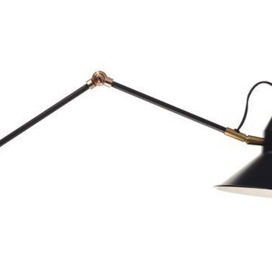 ΕΠΙΤΟΙΧΙΟ Φ/Σ 1ΧΕ27 ΜΑΥΡΟ ΜΕΤΑΛΛΙΚΟ Φ18Χ53CM