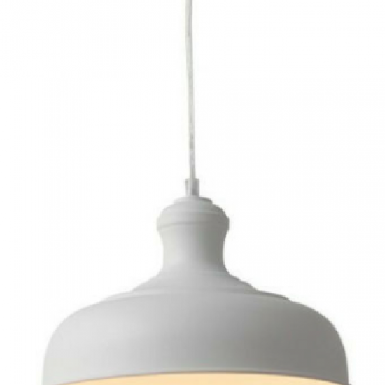 ΚΑΜΠΑΝΑ ΜΕΤΑΛΛΙΚΗ ΛΕΥΚΗ  Ε27