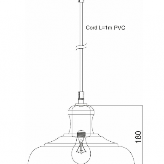 ΚΑΜΠΑΝΑ ΜΕΤΑΛΛΙΚΗ ΛΕΥΚΗ  Ε27