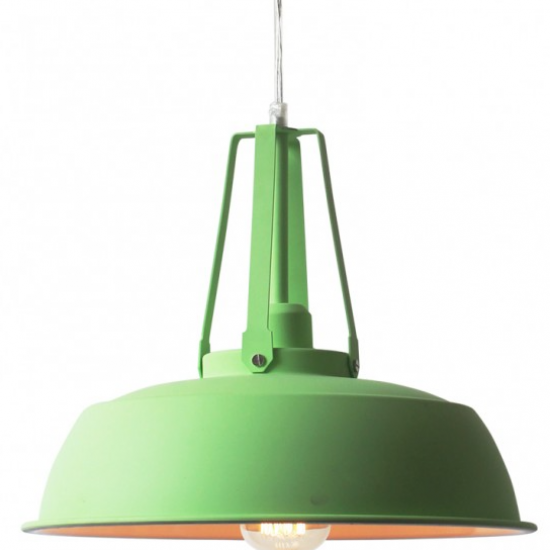 ΜΕΤΑΛΛΙΚΗ ΚΑΜΠΑΝΑ 1ΧΕ27 ΠΡΑΣΙΝΗ Φ35χΗ28cm