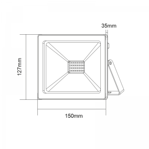 Λευκός Προβολέας 20W 6000K 12-24VDC