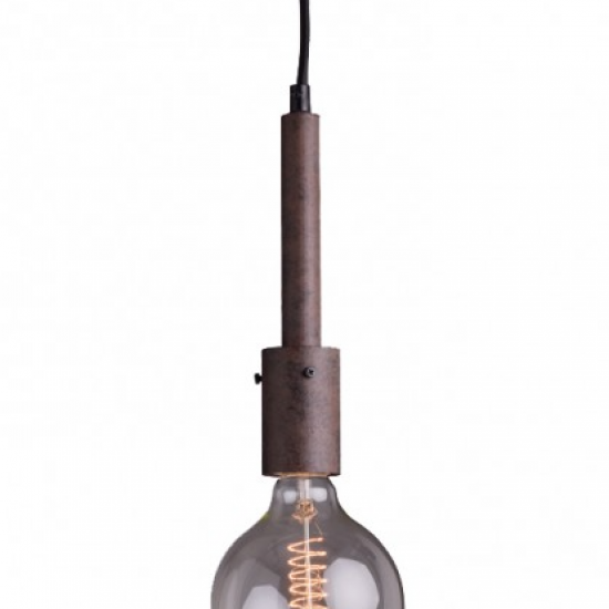 ΦΩΤΙΣΤΙΚΟ ΚΡΕΜΑΣΤΟ ΜΕΤΑΛΛΙΚΟ ΑΠΟΧΡΩΣΗ ΣΚΟΥΡΙΑ 1ΧE27