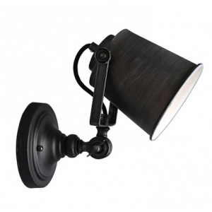 ΑΠΛΙΚΑ ΜΕΤΑΛΛΙΚΗ 1ΧE27 ΜΑΥΡΟ-ΑΣΗΜΙ Φ13,5CM