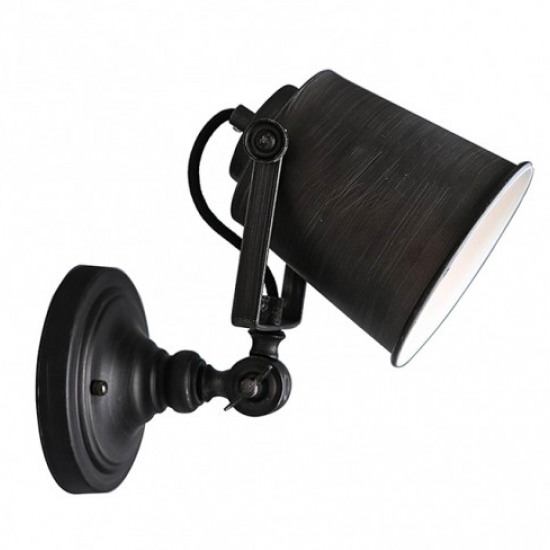 ΑΠΛΙΚΑ ΜΕΤΑΛΛΙΚΗ 1ΧE27 ΜΑΥΡΟ-ΑΣΗΜΙ Φ13,5CM