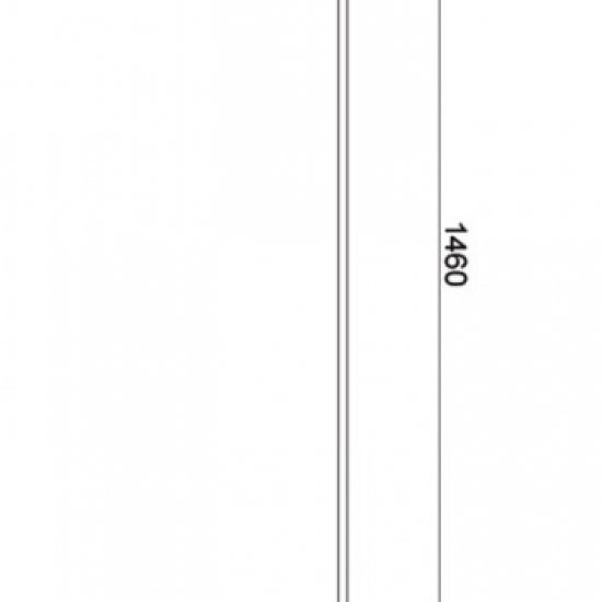 ΕΠΙΔΑΠΕΔΙΟ Φ/Σ 1XE27 ΜΕΤΑΛΛΙΚΟ+ΜΑΡΜΑΡΟ 24X44XH144CM