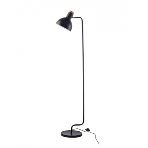 ΕΠΙΔΑΠΕΔΙΟ Φ/Σ 1ΧΕ27 ΜΑΥΡΟ ΜΕΤΑΛΛΙΚΟ+ΞΥΛΟ 30Χ28ΧΗ157CM