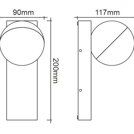 Dego Απλίκα LED 10W Σε Σκούρο Γκρί Χρώμα-ΑΠΛΙΚΑ ΕΞΩΤΕΡΙΚΟΥ ΧΩΡΟΥ-ΦΩΤΙΣΤΙΚΑ ΕΞΩΤΕΡΙΚΟΥ ΧΩΡΟΥ-ΓΚΡΙ-LED-