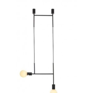 ΚΡΕΜΑΣΤΟ Φ/Σ 2ΧΕ27 ΜΑΥΡΟ ΜΕΤΑΛΛΙΚΟ 38X4X110CM 