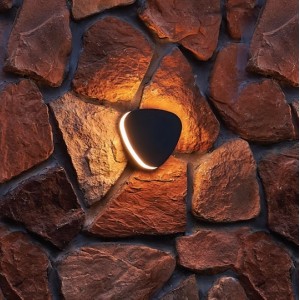 Rubi Απλίκα LED 10W Σε Σκούρο Γκρί Χρώμα