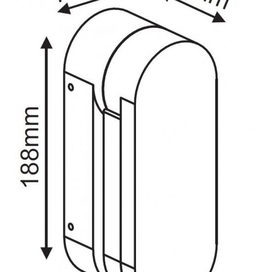 Rieti Απλίκα LED 10W Σε Σκούρο Γκρί Χρώμα-ΑΠΛΙΚΕΣ ΕΞΩΤΕΡΙΚΟΥ ΧΩΡΟΥ-ΦΩΤΙΣΤΙΚΑ ΕΞΩΤΕΡΙΚΟΥ ΧΩΡΟΥ-LED-ΓΚΡΙ-