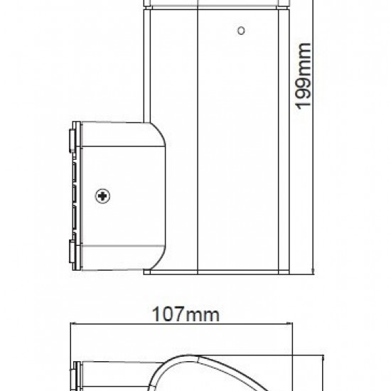 Eden Απλίκα LED 7W Σε Σκούρο Γκρί Χρώμα-ΦΩΤΙΣΤΙΚΑ ΕΞΩΤΕΡΙΚΟΥ ΧΩΡΟΥ-ΑΠΛΙΚΑ-ΑΛΟΥΜΙΝΙΟ-ΠΟΛΥΚΑΡΜΠΟΝΙΚΟ-ΓΚΡΙ-LED-