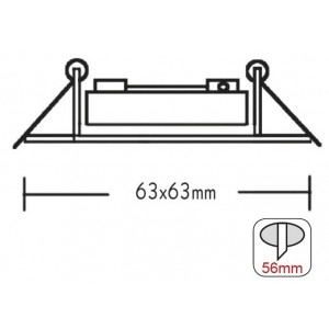 ΣΠΟΤ ΤΕΤΡΑΓΩΝΟ ΚΙΝΟΥΜΕΝΟ MR11 ΝΙΚΕΛ