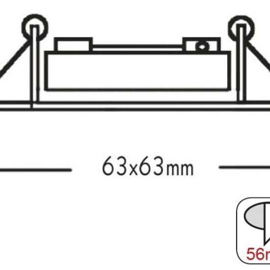 ΣΠΟΤ ΤΕΤΡΑΓΩΝΟ ΚΙΝΟΥΜΕΝΟ MR11 ΝΙΚΕΛ