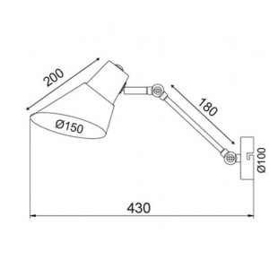 ΕΠΙΤΟΙΧΙΟ Φ/Σ 1ΧΕ27 ΜΕΤΑΛΛΙΚΟ ΜΑΥΡΟ/ΧΡΩΜΙΟ 23Χ14Χ43CM ΕΠΙΤΟΙΧΙΟ Φ/Σ 1ΧΕ27 ΜΕΤΑΛΛΙΚΟ ΜΑΥΡΟ/ΧΡΩΜΙΟ 23Χ14Χ43CM