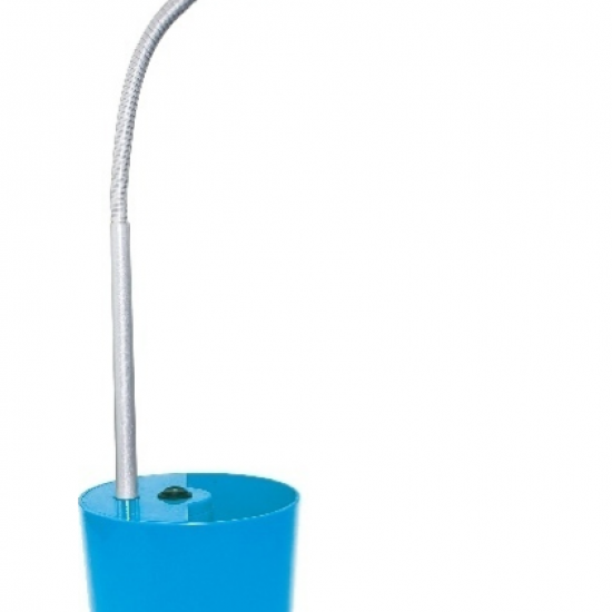 LED Φ/Σ ΓΡΑΦΕΙΟΥ 5W ΜΟΛΥΒΟΘΗΚΗ ΜΠΛΕ 16035LEDBE