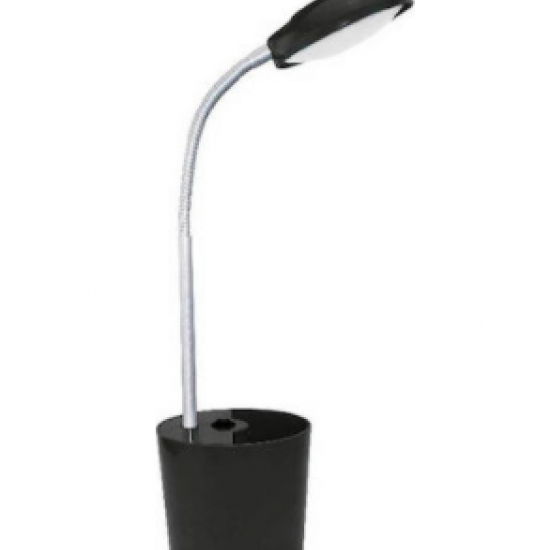 LED Φ/Σ ΓΡΑΦΕΙΟΥ 5W ΜΟΛΥΒΟΘΗΚΗ ΜΑΥΡΟ 16035LEDBK