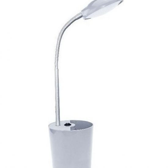 LED Φ/Σ ΓΡΑΦΕΙΟΥ 5W ΜΟΛΥΒΟΘΗΚΗ ΓΚΡΙ 16035LEDGY