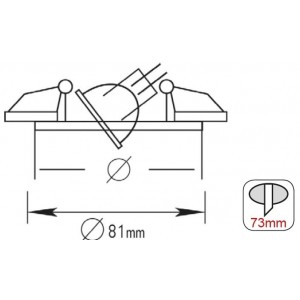 ΣΠΟΤ ΧΩΝΕΥΤΟ ΚΙΝΗΤΟ ΜΑΥΡΟ MR16