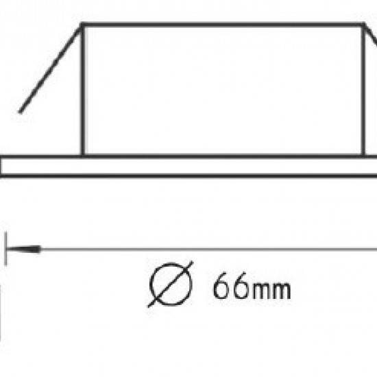 ΣΠΟΤ ΧΩΝΕΥΤΟ ΜΠΡΟΝΖΕ 12V 20W