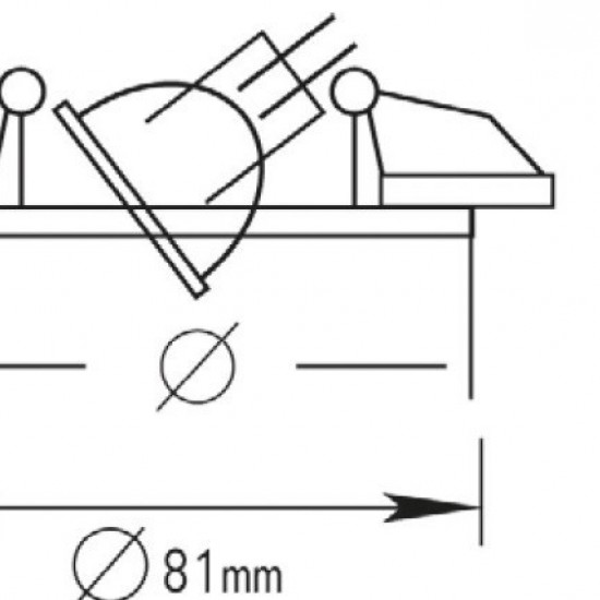 ΣΠΟΤ ΧΩΝΕΥΤΟ ΚΙΝΟΥΜΕΝΟ  PEAL ΧΡYΣΟ MR16