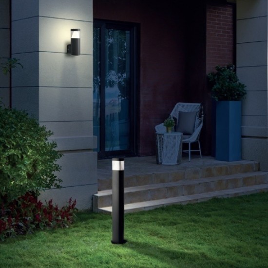 Eden Κολωνάκι LED 9W Ύψους 50cm Σε Σκούρο Γκρί Χρώμα-ΦΩΤΙΣΤΙΚΑ ΕΞΩΤΕΡΙΚΟΥ ΧΩΡΟΥ-ΕΔΑΦΟΥΣ-ΑΛΟΥΜΙΝΙΟ-ΠΟΛΥΚΑΡΜΠΟΝΙΚΟ-ΓΚΡΙ-LED-