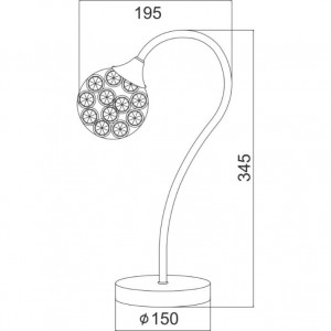ΠΟΡΤΑΤΙΦ ΚΡΥΣΤΑΛΛΙΝΗ ΜΠΑΛΑ 1ΧG9 (AD2012001T)