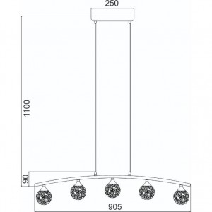 ΚΡΕΜΑΣΤΟ ΡΑΓΑ ΚΡΥΣΤΑΛΛΙΝΕΣ ΜΠΑΛΕΣ 5ΧG9 SKYLAR