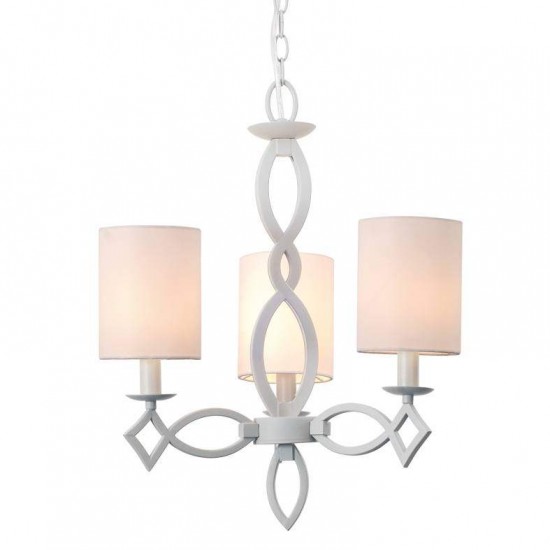 ΚΡΕΜΑΣΤΟ Φ/Σ 3XE14 ΓΚΡΙ ΜΕΤΑΛΛΟ-ΚΡΕΜ ΑΜΠΑΖΟΥΡ Φ47cm