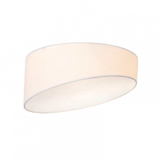 ΦΩΤΙΣΤΙΚΟ ΟΡΟΦΗΣ 3ΦΩΤΟ ΥΦΑΣΜΑ ΛΕΥΚΟ Φ40xΗ18CM