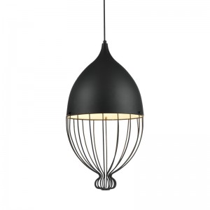 BRADFORD ΚΡΕΜΑΣΤΟ ΦΩΤΙΣΤΙΚΟ 1ΦΩΤΟ ΜΕΤΑΛΛΙΚΟ ΜΑΥΡΟ Φ30xΗ120cm