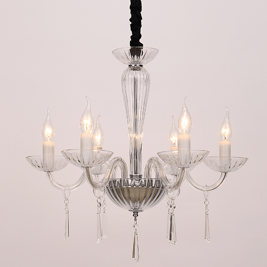 ΚΡΕΜΑΣΤΟΣ ΠΟΛΥΕΛΑΙΟΣ 6ΦΩΤΟΣ ΚΡΥΣΤΑΛΛΙΝΟΣ ΣΕ ΔΙΑΦΑΝΗ-ΧΡΩΜΙΟ ΑΠΟΧΡΩΣΗ (BLK80286PCC)