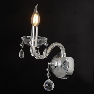 ΕΠΙΤΟΙΧΟ Φ/Σ 1ΧΕ14 ΔΙΑΦΑΝΟ ΚΡΥΣΤΑΛΛΟ+ΧΡΩΜΙΟ ΜΕΤΑΛΛΟ 20X32CM TULIA