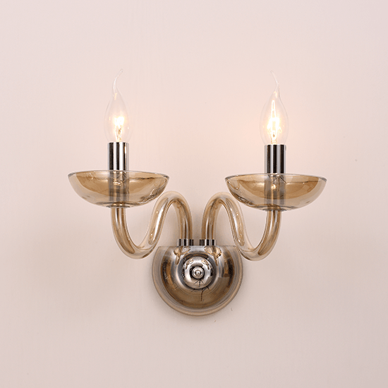 ΕΠΙΤΟΙΧΟ Φ/Σ 2ΧΕ14 COGNAC ΚΡΥΣΤΑΛΛΟ+ΧΡΩΜΙΟ ΜΕΤΑΛΛΟ 40X30CM LUNARIA