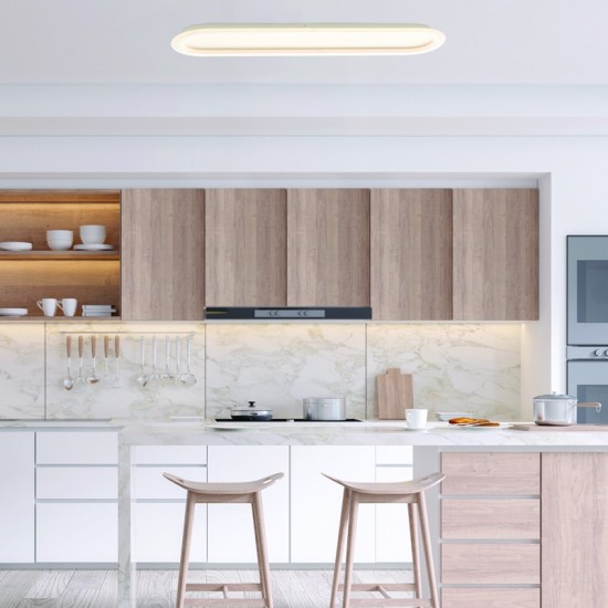 BIO ΦΩΤΙΣΤΙΚΟ ΟΡΟΦΗΣ/ΑΠΛΙΚΑ LED ΑΛΟΥΜΙΝΙΟ ΛΕΥΚΟ 100x14x6CM