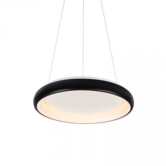 IRA ΦΩΤΙΣΤΙΚΟ ΚΡΕΜΑΣΤΟ ΜΕΤΑΛΛΟ ΜΑΥΡΟ D41xH8,5cm