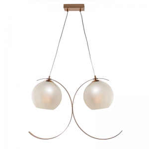 CINDI ΚΡΕΜΑΣΤΟ 2ΦΩΤΟ ΦΩΤΙΣΤΙΚΟ ΜΕΤΑΛΛΟ ΧΡΥΣΟ 68x20xΗ120CM