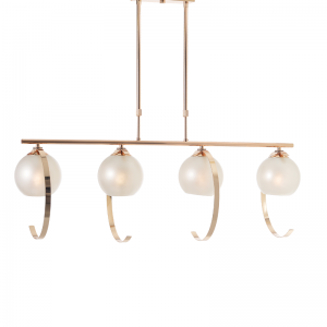 CINDI ΚΡΕΜΑΣΤΟ 4ΦΩΤΟ ΦΩΤΙΣΤΙΚΟ ΡΑΓΑ ΜΕΤΑΛΛΟ ΧΡΥΣΟ 107x15xΗ120CM