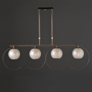 CINDI ΚΡΕΜΑΣΤΟ 4ΦΩΤΟ ΦΩΤΙΣΤΙΚΟ ΡΑΓΑ ΜΕΤΑΛΛΟ ΧΡΥΣΟ 107x15xΗ120CM