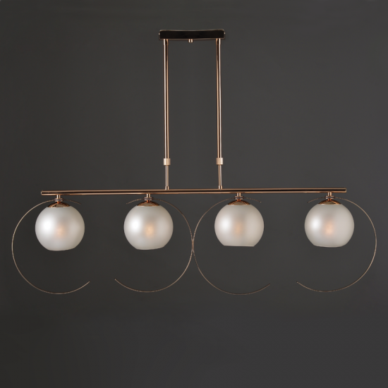 CINDI ΚΡΕΜΑΣΤΟ 4ΦΩΤΟ ΦΩΤΙΣΤΙΚΟ ΡΑΓΑ ΜΕΤΑΛΛΟ ΧΡΥΣΟ 107x15xΗ120CM