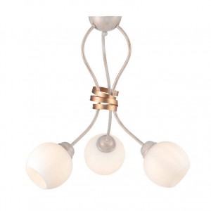 ΚΡΕΜΑΣΤΟ 3ΦΩΤΟ ΦΩΤΙΣΤΙΚΟ ΜΕΤΑΛΛΙΚΟ ΠΑΤΙΝΑ ΛΕΥΚΗ ΧΡΥΣΗ+ΟΠΑΛ ΓΥΑΛΙ Φ48,5ΧΗ53CM (DL11693C)