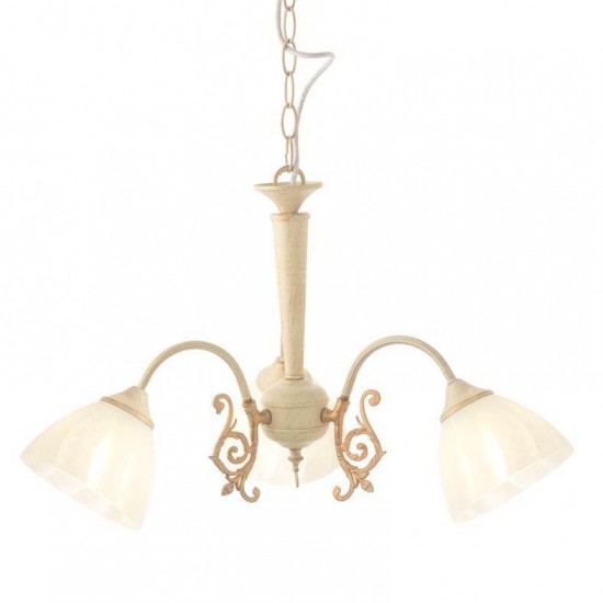 ΚΡΕΜΑΣΤΟ Φ/Σ 3XE14 ΠΑΤΙΝΑ – ΛΕΥΚΟ ΓΥΑΛΙ Φ61cm