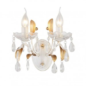 ΕΠΙΤΟΙΧΟ 2ΧΕ14 ΜΕΤΑΛΛΟ ΠΑΤΙΝΑ ΛΕΥKO ΧΡΥΣO+ΚΡΥΣΤΑΛΛΟ 38Χ24,5Χ19CM SARDINIA