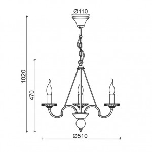 ΚΡΕΜΑΣΤΟ 3ΧΕ14 ΜΕΤΑΛΛΟ ΠΑΤΙΝΑ ΛΕΥΚΟ ΧΡΥΣΟ+ΚΡΥΣΤΑΛΛΟ Φ51ΧΗ102CM
